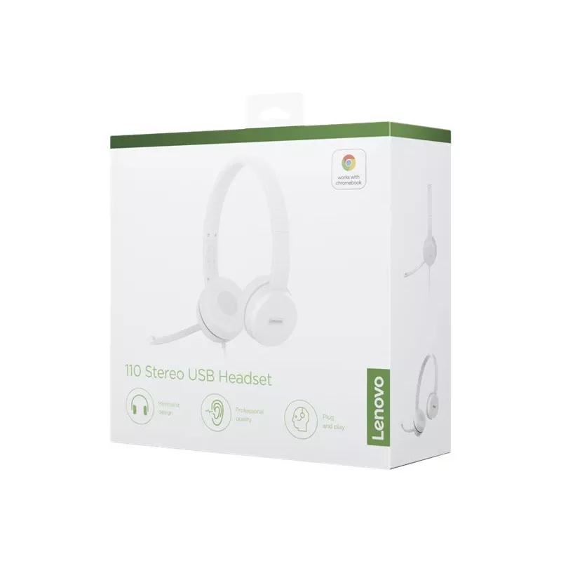 Lenovo GXD1E71385 ausinės / headset laidinės Skambučiai/Muzika USB Type-A Pilka
