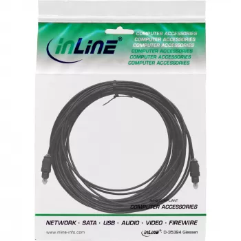 Optinis garso kabelis Toslink kištukas / kištukas 1 m InLine 89921