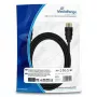 MediaRange - HDMI-Kabel mit Ethernet - HDMI Stecker zu HDMI Stecker - 3,0m - Dreifachisolierung - Schwarz - rund, 4K Unterstützung (MRCS155)