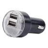 Automobilinis kroviklis Gembird EG-U2C2A-CAR-02, 12–24 V įėjimas, 5 V/2,1 A išėjimas, 2× USB 2.0, juodas