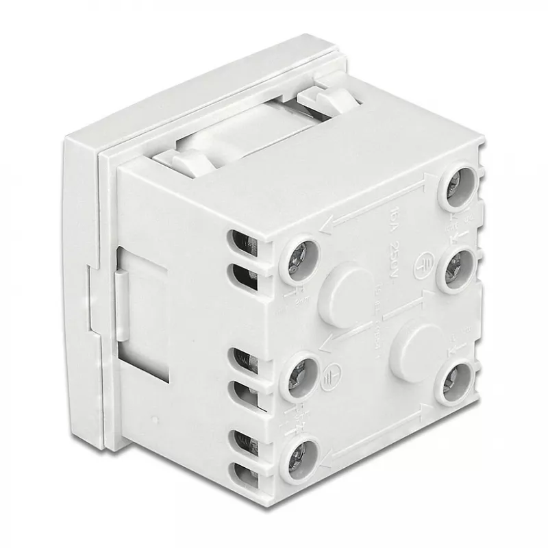 Kištukinis lizdas CEE 7/3 DeLOCK 81425 250V 16A Baltas