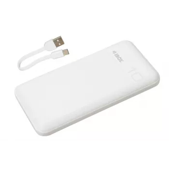 Nešiojamas powerbank IBOX IPB10 10000 mAh, Li-Ion, Quick Charge 3.0, USB‑C ir USB‑A išėjimai, 20W PD