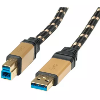 USB 3.0 laidas ROLINE GOLD A tipo kištukas - B tipo kištukas 3,0 m