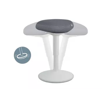 Biuro kėdė Leitz 65440085 su paminkštinta sėdyne, pilka, plastikinis rėmas