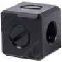 Alphacool Eiszapfen jungčių terminalas 5-jų G1/4 vidinis sriegis - juodas acetalas (17556)