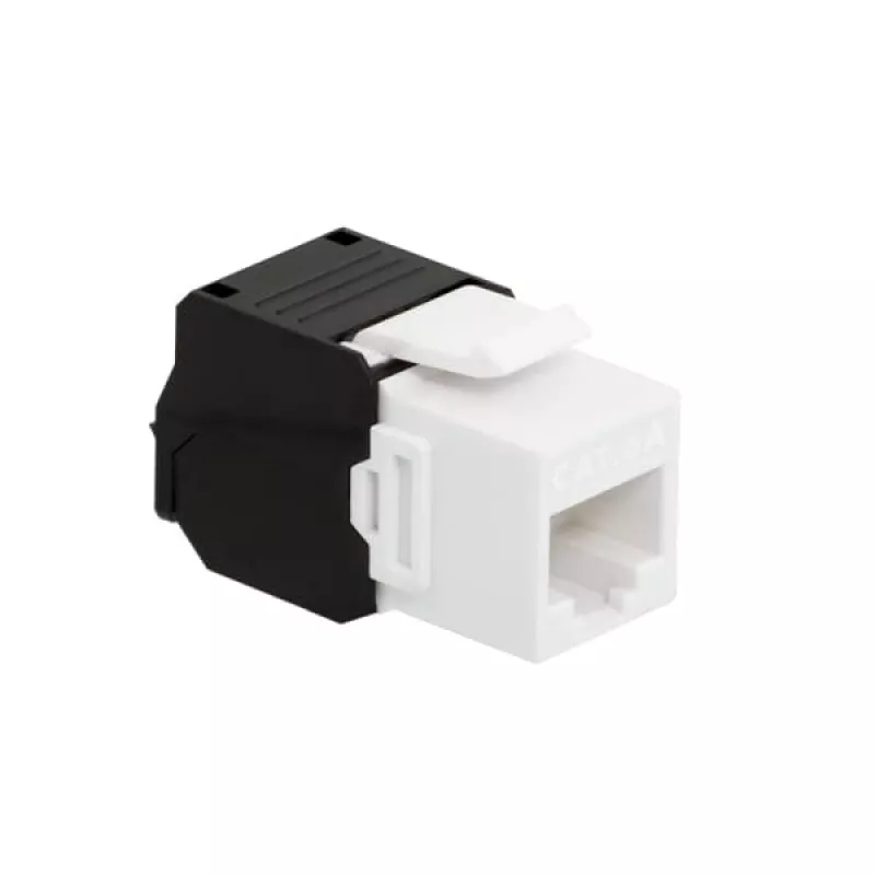 LogiLink NK4066 Keystone modulis RJ45 plokščias juodas/baltas