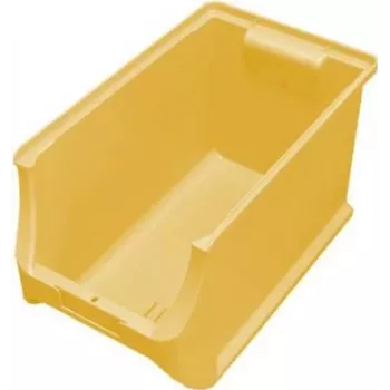 Dėžė dalims allit ProfiPlus 4H 205×200×355 mm geltona – plastikinis organizatorius
