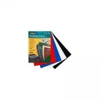 Fellowes Chromo – viršelis įrišimui – A4 (210 x 297 mm) – mėlynas – 250 g/m² – 100 vnt. – tinka Fellowes Galaxy 500, Galaxy Wire, Pulsar+ 300, Quasar+ 500, Star 150, Star+ 150 (5378201)