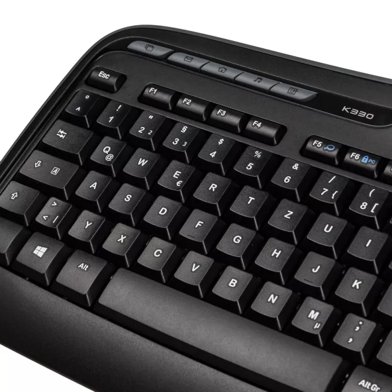 Belaidis klaviatūros ir pelės rinkinys Logitech Wireless Combo MK330