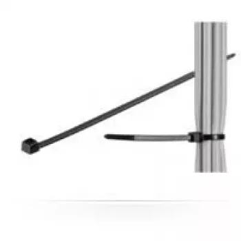 MicroConnect CABLETIE4 kabelio raištis kopėtėlinis juodas 100 vnt.