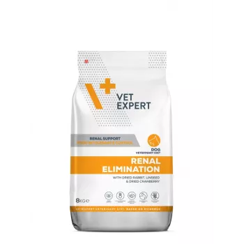 Sausas šunų ėdalas VETEXPERT Veterinary Diet Renal Elimination – triušio skonio, suaugusiems šunims, 8 kg
