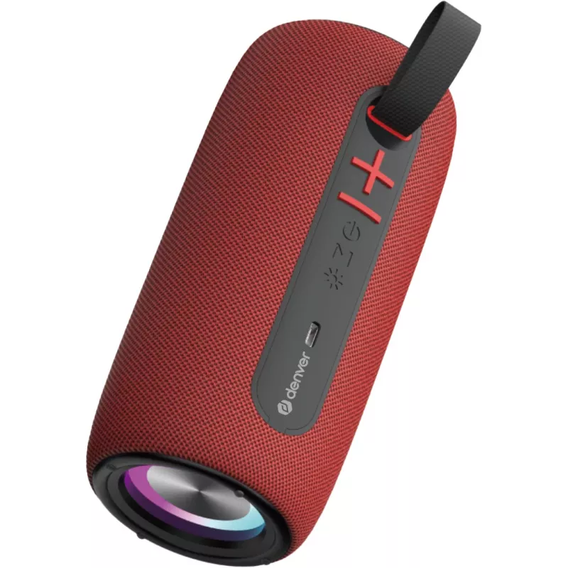 Denver BTL-360BD RGB Bluetooth garsiakalbis 2x50W bordo spalvos