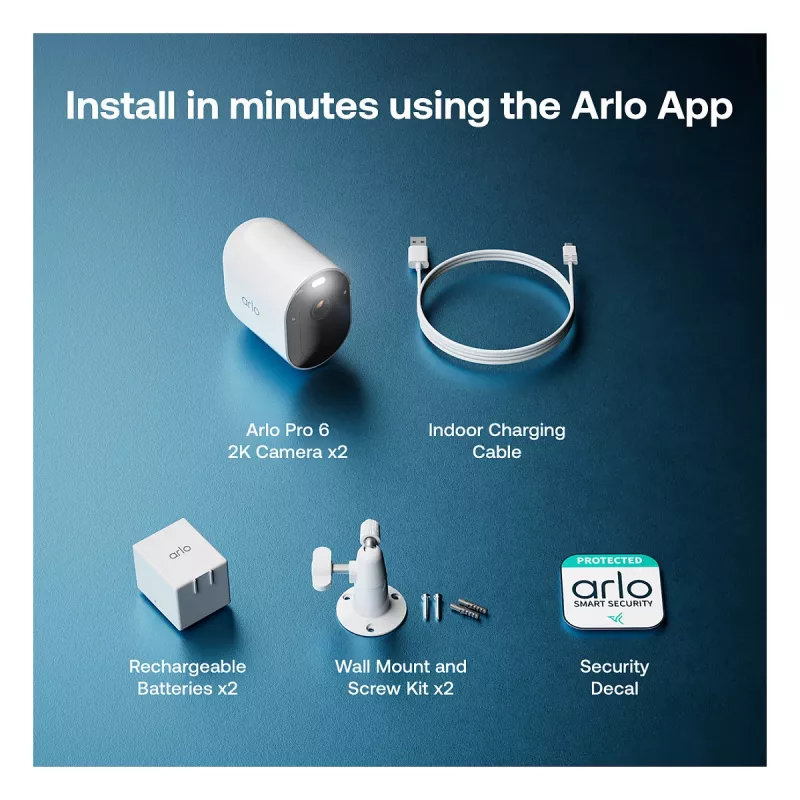 Arlo Pro 6 2 kamerų rinkinys