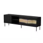 TV spintelė cama meble INSERTO 3D1W 190x40x62 cm juoda su LED