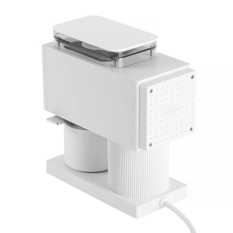Elektrinis kavos malūnėlis Fellow Ode Gen 2 — 140 W, nerūdijančio plieno peiliai, 100 g talpa, baltas