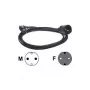 Bachmann 341.186 maitinimo laidas 5m Schuko H05VV-F 3G 1,50mm² juodas