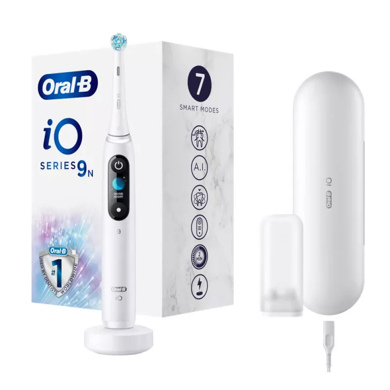 Elektrinis dantų šepetėlis Oral-B iO9 iOM9.1A1.1AD baltas
