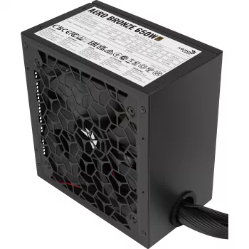 Maitinimo blokas AEROCOOL AERO BRONZE 650W APFC (V.2 2025)
