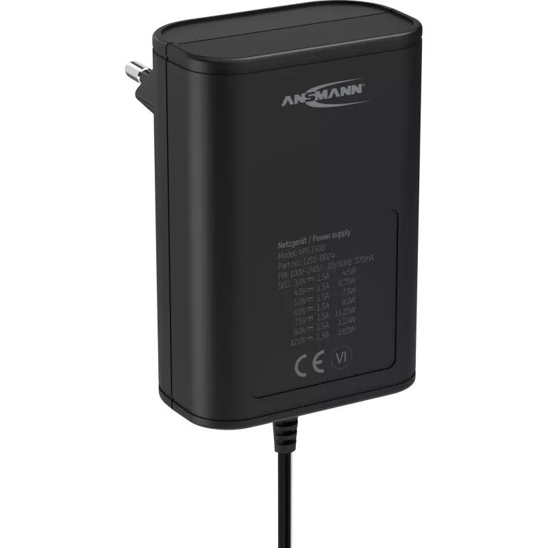 Įkroviklis Ansmann APS 1500 Universal Juodas