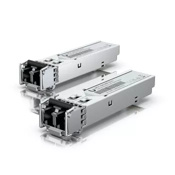 Ubiquiti SFP siųstuvas daugiamodiam šviesolaidžiui su dviguba LC UPC jungtimi (UACC-OM-MM-1G-D)