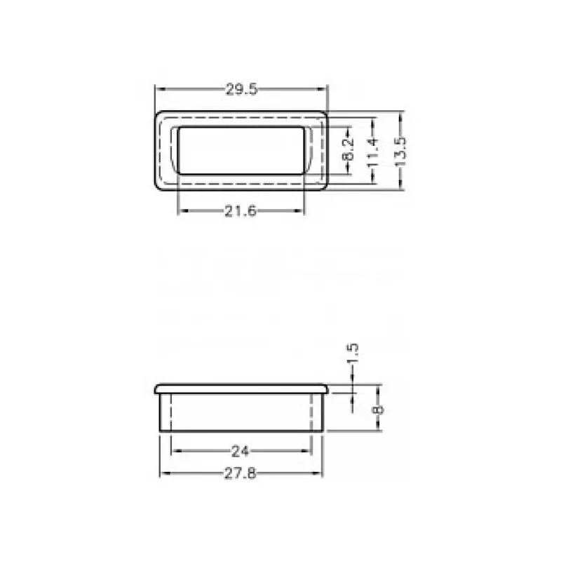 DVI lizdo apsauginis dangtelis DeLOCK 60160 (10 vnt.)