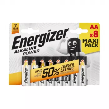 Energizer E300132600 - Šarminė baterija AAA - juoda - sidabrinė - lizdinė pakuotė (8 vnt.)