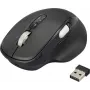 Renkforce RF-WM-220 Belaidė pelė, Bluetooth®, dydis M/L, optinė, juoda, 11 mygtukų, 4800 dpi, ergonomiška, Easy Switch 3 įrenginiai, Multipair funkcija (RF-6857524)
