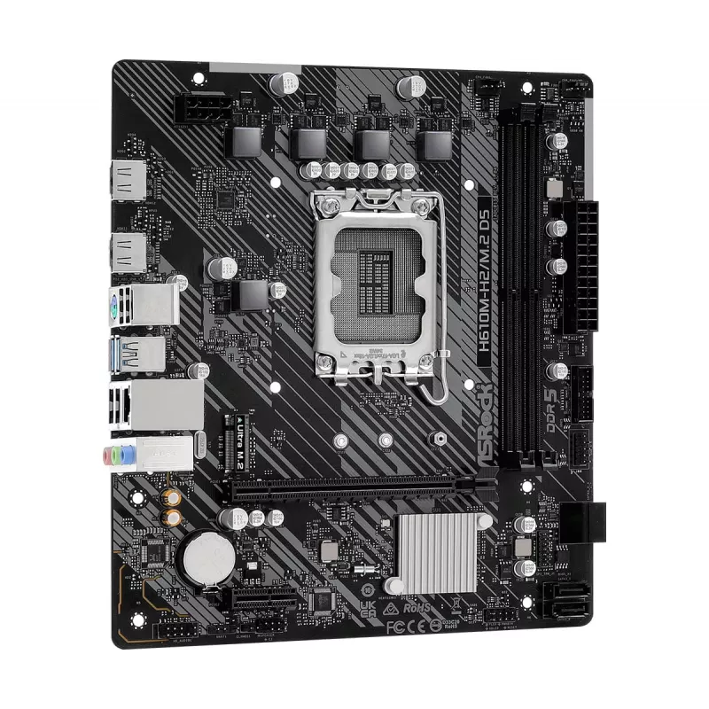 ASRock H610M-H2/M.2 D5 Micro-ATX pagrindinė plokštė