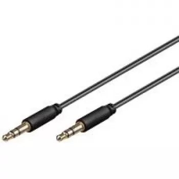 Wentronic Goobay 3,5 mm garso laidas, 2 m – 3,5 mm kištukas (3 kontaktai, stereo) > 3,5 mm kištukas (3 kontaktai, stereo) (69107)