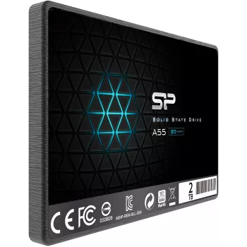 2,5 colio SATA III SSD Silicon Power Ace A55 – 2 TB, 560/530 MB/s, 3D NAND