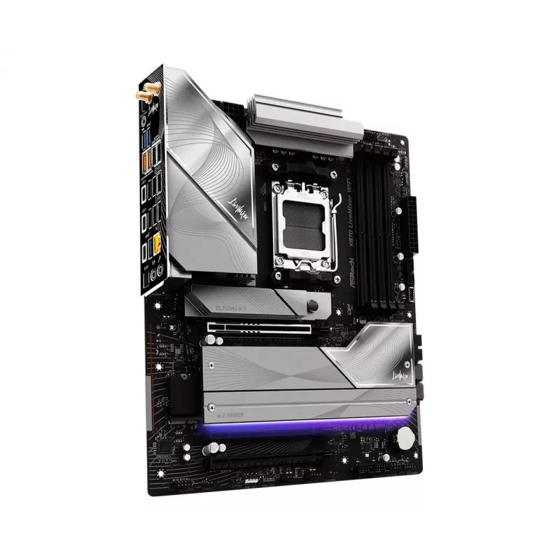 Pagrindinė plokštė ASRock X870 LiveMixer WiFi (Socket AM5, ATX, DDR5, 4 lizdai, X870LIVEMIXERWIFI)