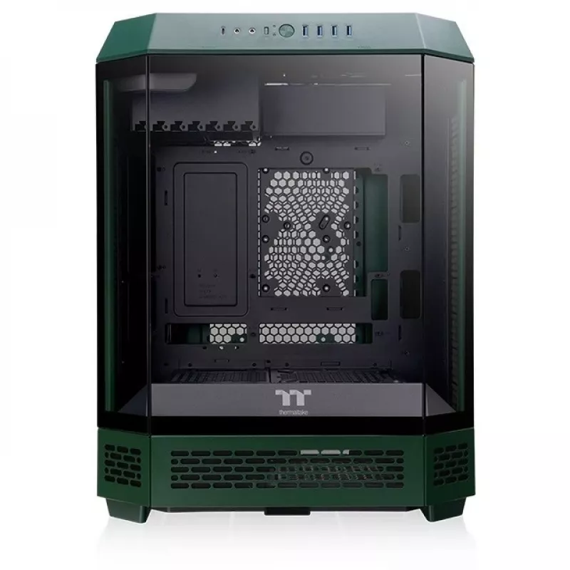 Termaltake The Tower 600 korpusas, tamsiai žalias, 3x grūdintas stiklas
