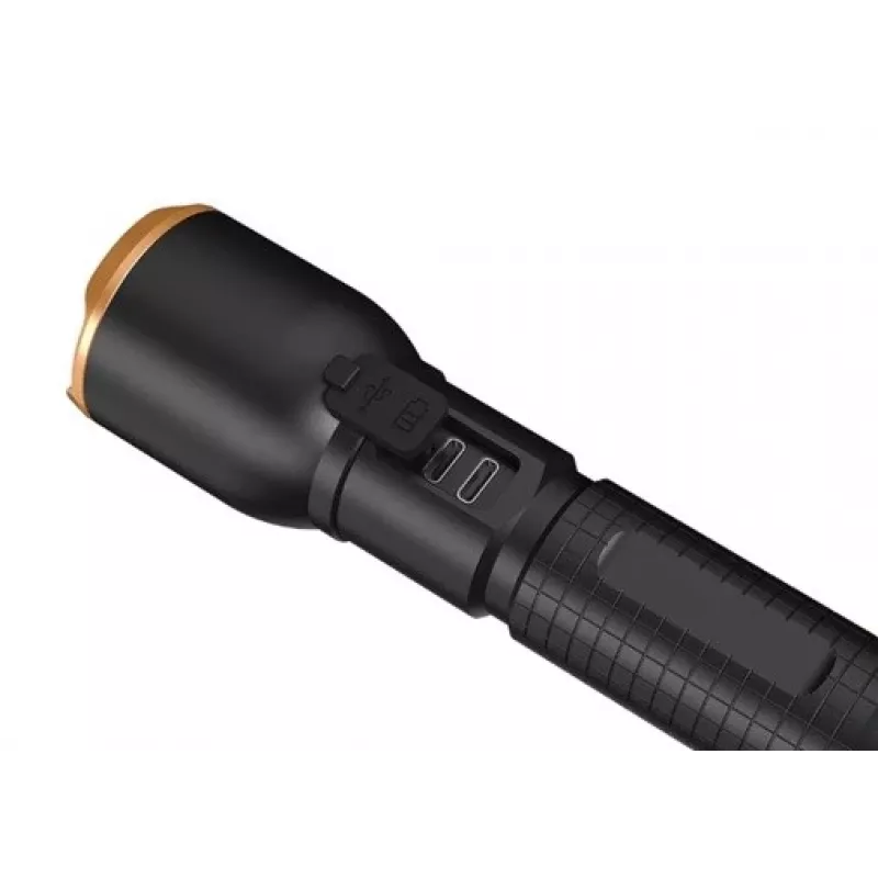 Duracell DF6000R Dovanų Dėžutė – įkraunamas rankinis žibintuvėlis, juodas