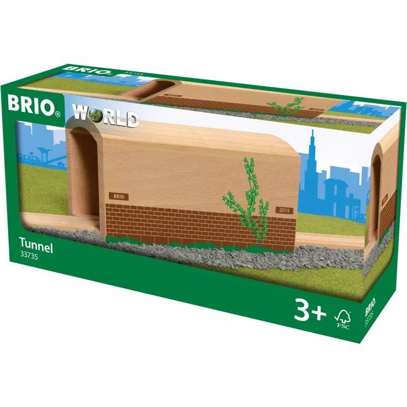 Tunelinis priedas geležinkelio modeliams Ravensburger BRIO – 1 vnt., tinka nuo 0,3 metų