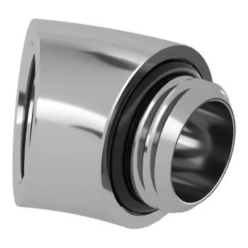 Barrow 45° adapteris G1/4 vyras į G1/4 moteris, sidabrinis, modelis TDWT45-V2 S