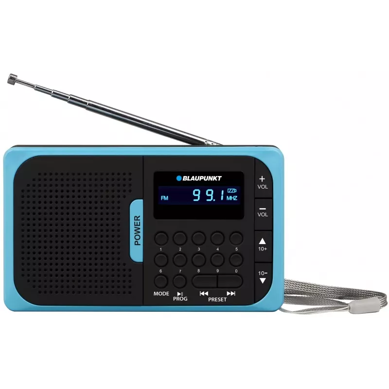 Blaupunkt PR5BL radijo imtuvas analoginis juodas, mėlynas