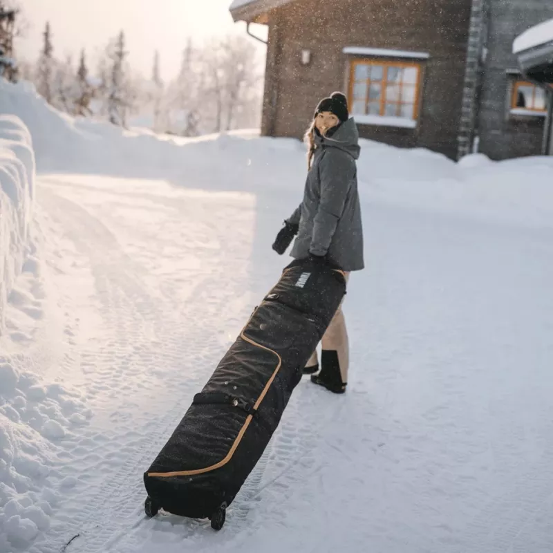 Thule 5162 Roundtrip Rolling Ski Bag 192cm Juodas – slidžių kelioninis krepšys