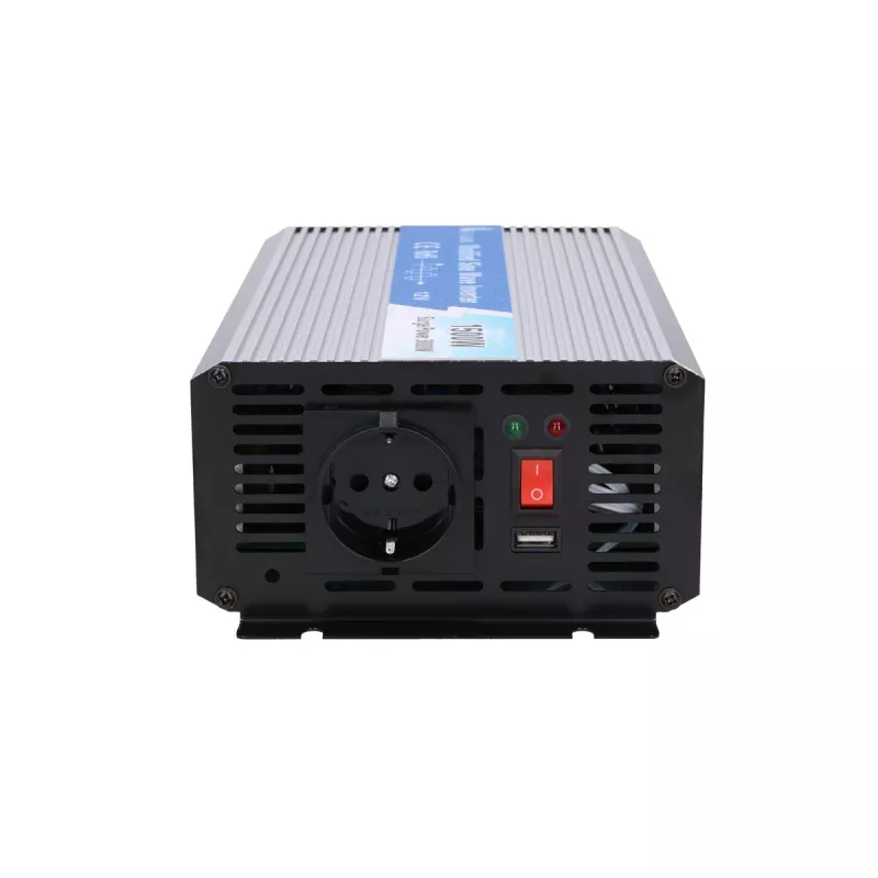 Extralink įtampos keitiklis 12V – 230V, 1500W, modifikuotas sinusas OPIM-1500W