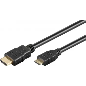 Goobay HDMI laidas 74087 3 m, A tipo (standartinis) į C tipo (Mini) kištukas, 18 Gbit/s