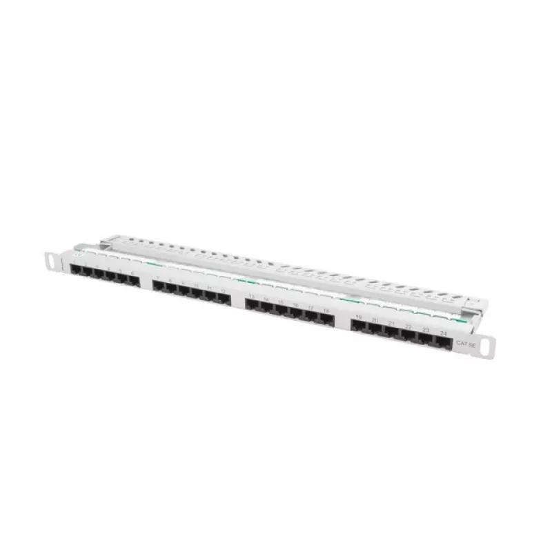 Patch Panel Lanberg PPU5-0024-S 24 prievadų, 0.5U, 19 inch