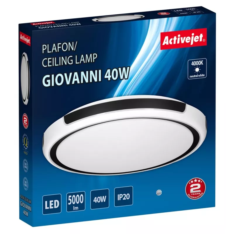 Activejet AJE-GIOVANNI LED lubų šviestuvas, 40W