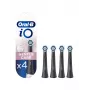 Šepetėlių galvutės Oral-B iO Gentle Care — 4 vnt., juodos, keičiamos