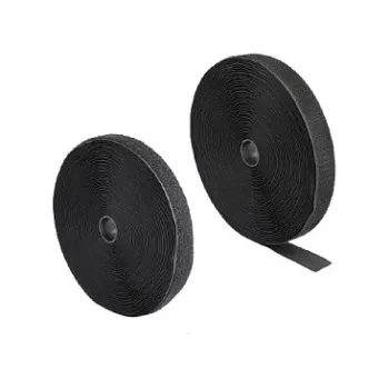 DeLOCK Heavy-duty lipnusis ir siuvamasis velcro tipo diržas 15 m x 25 mm juodas
