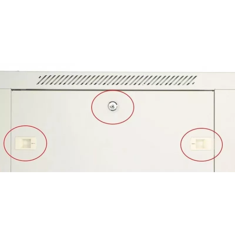 Extralink sieninis 12U 600x450 pilkas spintelės stovas su metalinėmis durelėmis