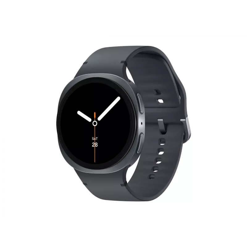 Samsung Galaxy Watch 8 3.81 cm (1,5 colio) AMOLED 44 mm Skaitmeninis 480 x 480 pikselių Liečiamas ekranas Grafitas Wi-Fi GPS (palydovinis)