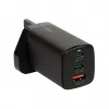 iBOX C-65 Black, universalus 65W GaN įkroviklis su UK kištuku