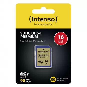 Intenso 16GB SDHC UHS-I Class 10 atminties kortelė 3421470