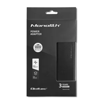 Qoltec 52400 maitinimo adapteris / keitiklis 30 W, juodas, vidaus naudojimui