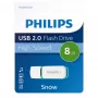 Philips FM08FD70B USB atmintukas 8 GB USB Type-A 2.0 Turkio, Baltas
