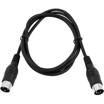 MIDI kabelis 5-pin Omnitronic 1,2 m – subalansuota DIN jungtis MIDI įrenginiams